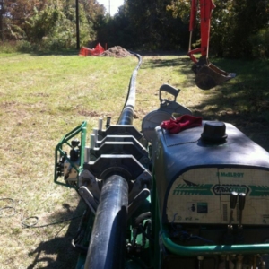 Welter Inc laying cable